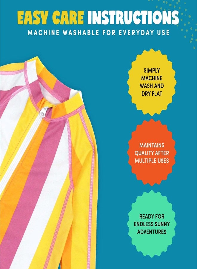 SwimZip Girls' Long-Sleeve UPF 50+ Swimsuit for Baby, Toddler, & Little Girls - Image 3