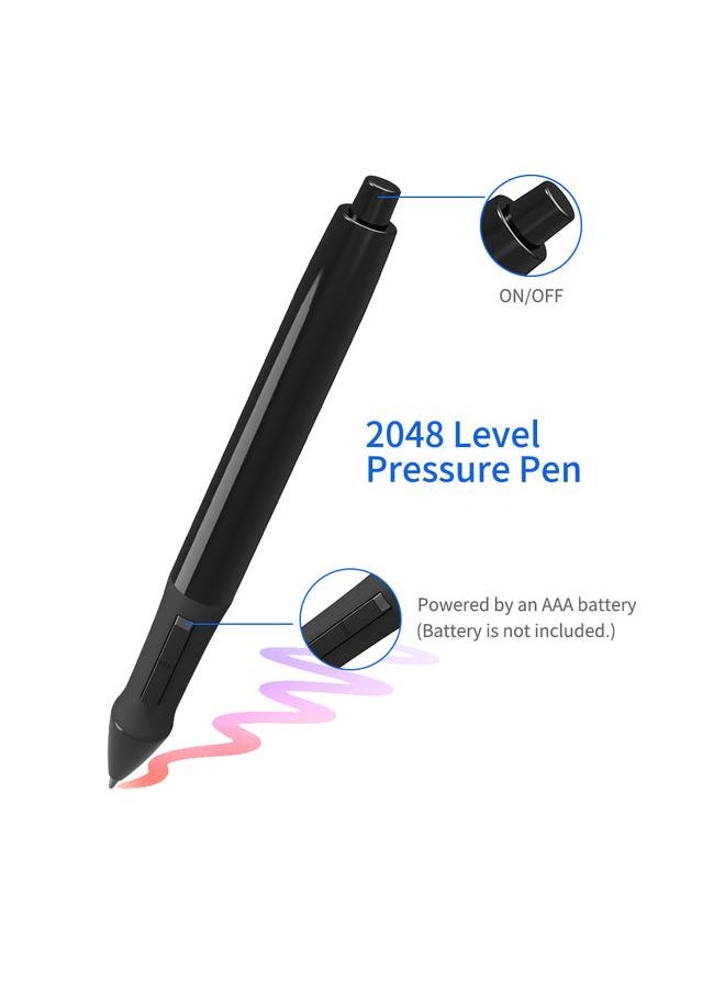 Thoraya Huion H420 4x2.23 Inch Professional Graphics Drawing Tablet Signature Pad Board with 3 Shortcut Keys 2048 Levels Pressure Compatible with Windows 7/8/10 & Mac OS for Drawing Teaching Signature Online Course  - Image 5