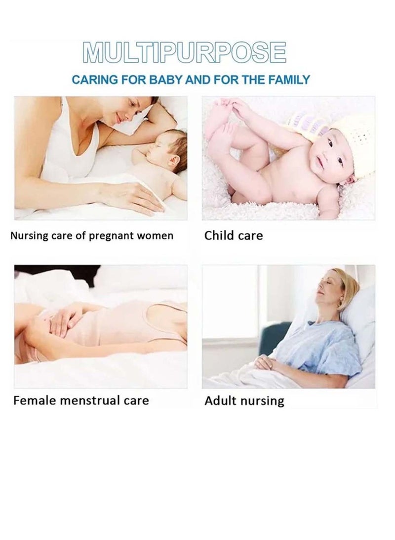 STAR BABiES A to Z  Disposable Changing Mats - 45 x 60cm - Large Pack of 60 - Blue/Pink/White-Rainbow - Image 4