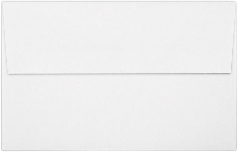 LUXPaper A10 Invitation Envelopes | Peel & Press | 6" x 9 1/2" | White | 24lb. Text | 50 Qty