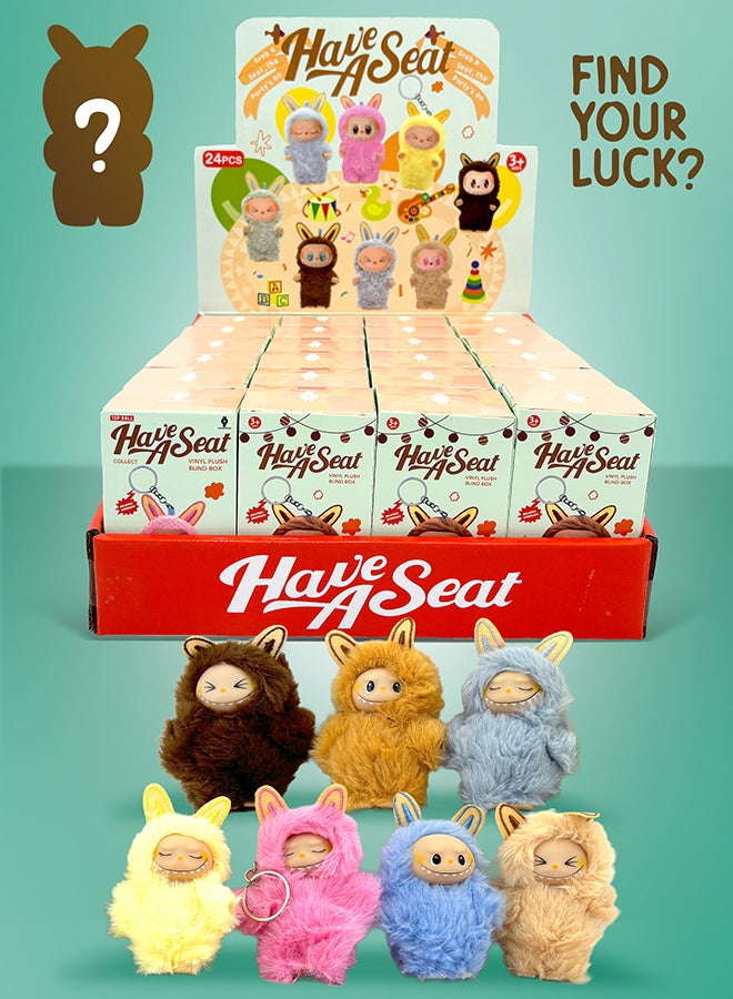 Galaxy Toys Twinkleboo Labubu Dolls The Monsters Mini Keychain Figure 4-Inch Blind Box Collectible Toy Random Design - Image 4