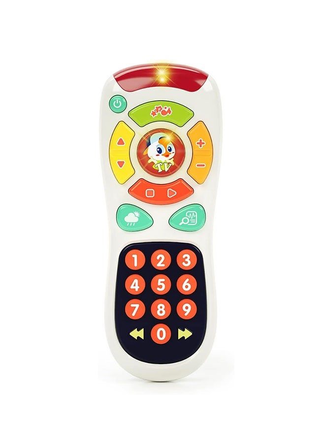 JSAITOYS Baby Tv Remote Control Mobile Phone Plastic Toy Learning Baby Early Musical Kids Language Baby Learning Toys for Infants - Image 1