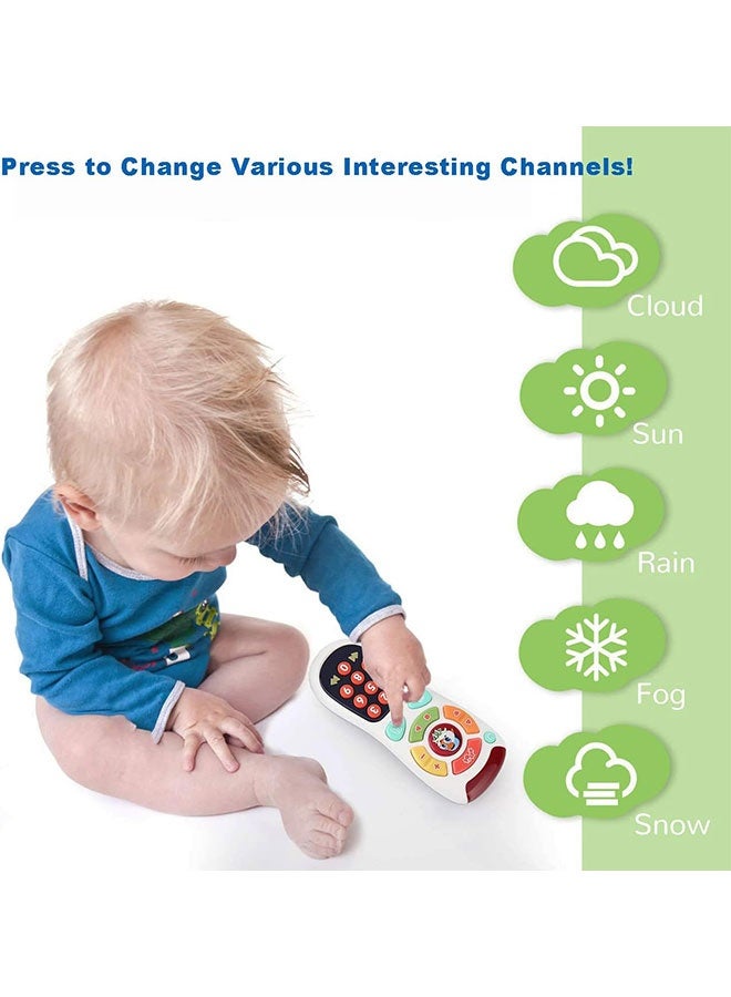 JSAITOYS Baby Tv Remote Control Mobile Phone Plastic Toy Learning Baby Early Musical Kids Language Baby Learning Toys for Infants - Image 4