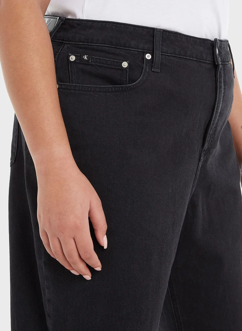 CALVIN KLEIN JEANS PLUS High Waist Mom Jeans