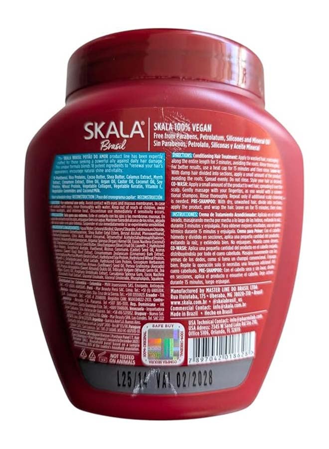 سكالا Expert Love Pot Conditioning Cream | Ideal for Smooth, Frizzy, Dry, Curly, Oily, Weak & Damaged Hair - Image 2