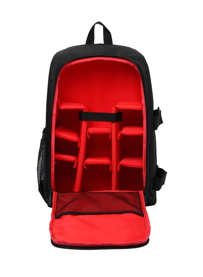 HUWANG Padded Camera Bag With Rain Cover And Laptop Case Black - Image 1