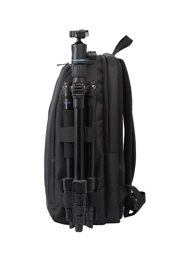 HUWANG Padded Camera Bag With Rain Cover And Laptop Case Black - Image 4