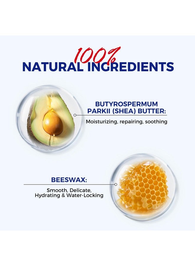 OUKEYA 2PCS, Medicated Lip Balm Hydrating w/Petrolatum, Shea Butter, Beeswax, 100% Natural Ingredients, Organic Lip Butter Balm & Moisturizers Lip Repair For Dry Cracked Lips Overnight Lip Treatment - Image 2