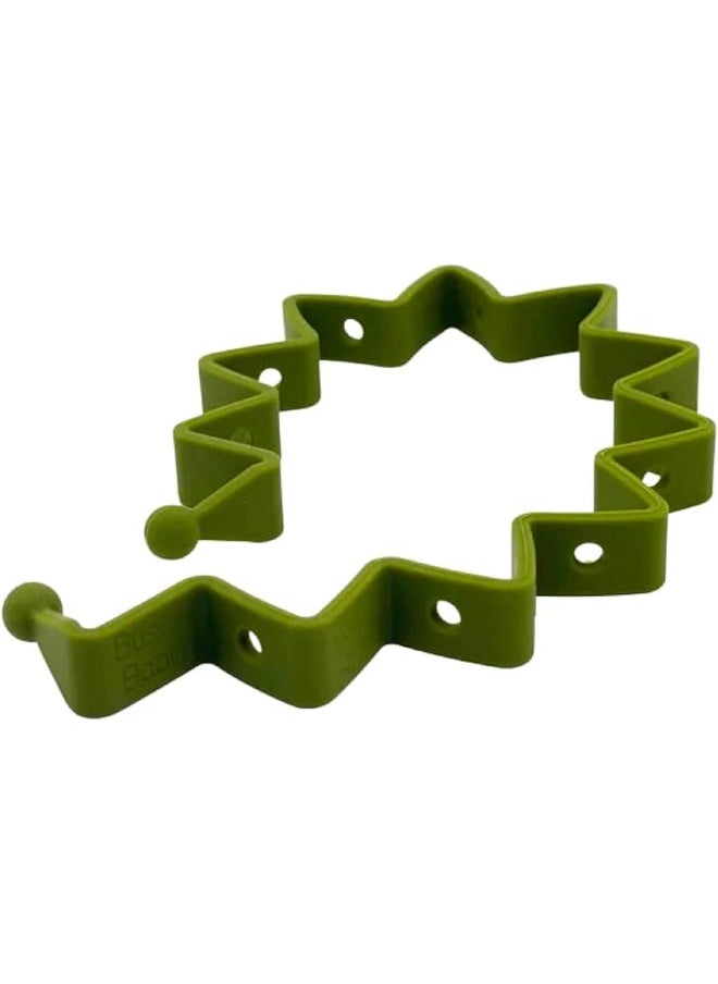 Busy Baby Busy Baby Toy Bungee - Dishwasher Safe Toy Strap - 100% Food-Grade Silicone (Olive)  - Image 1