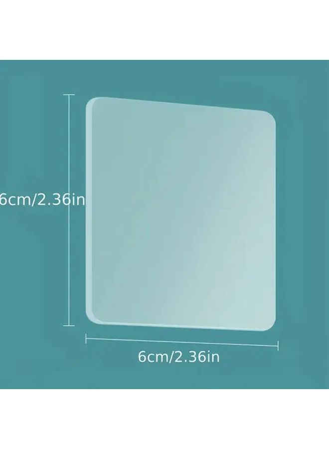 20 قطعة شريط لاصق نانو شفاف مزدوج الوجه 2.36 بوصة مربعة ملصق حائط مقاوم للماء - Image 3