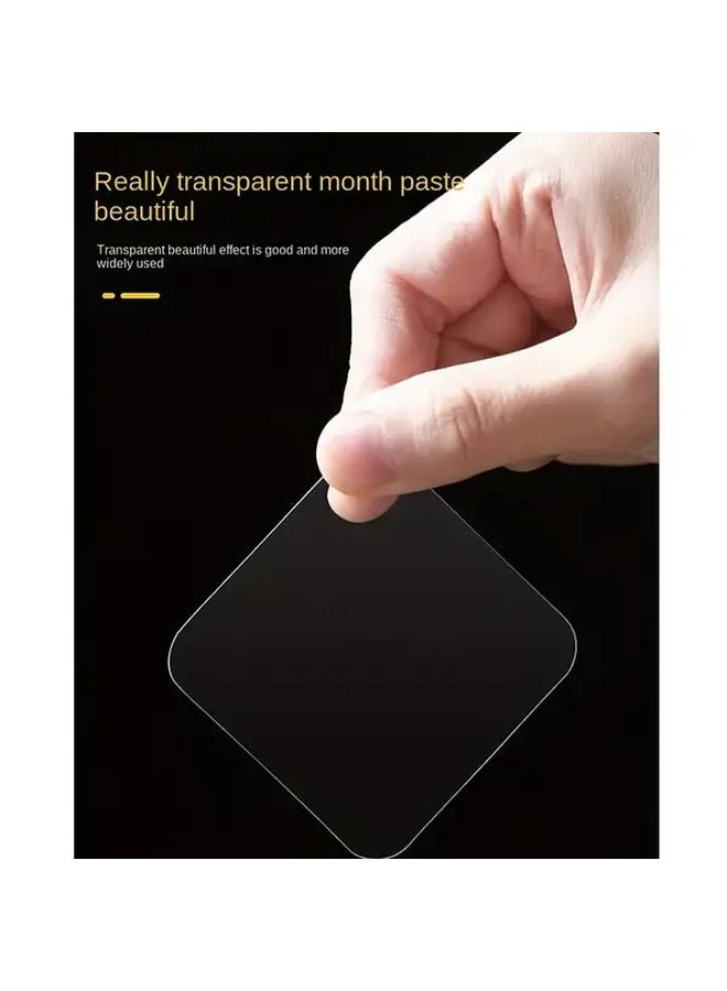 20 قطعة شريط لاصق نانو شفاف مزدوج الوجه 2.36 بوصة مربعة ملصق حائط مقاوم للماء - Image 5