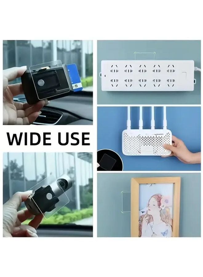 20 قطعة شريط لاصق نانو شفاف مزدوج الوجه 2.36 بوصة مربعة ملصق حائط مقاوم للماء - Image 4