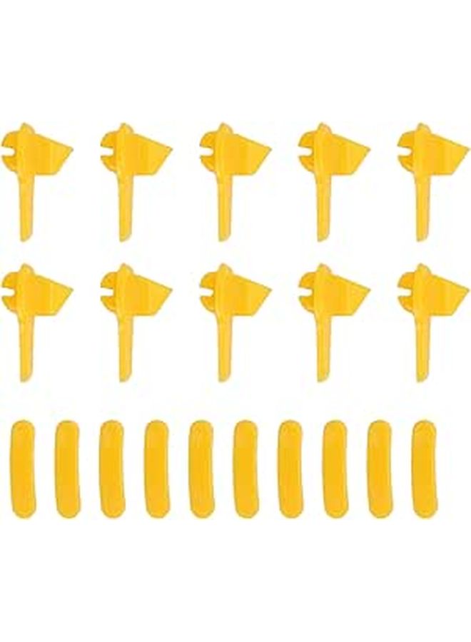 10 Sets Tire Demount Head Duck Insert Wearproof Rim Protector Tool - Image 1