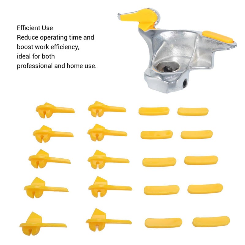 10 Sets Tire Demount Head Duck Insert Wearproof Rim Protector Tool - Image 4