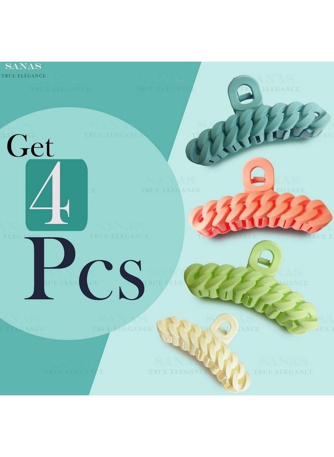 Matte Claw Clips 4Pcs Girl Hair Accessories Butterfly Hair Clips Large Claw Clips Fancy Hair Clips For Women Cute Hair Accessories Hair Clips For Girls Fashion Accessories 4Pcs - pzsku/ZE36738B45FA753048E32Z/45/_/1682336100/6df560b5-0191-47fd-aa65-e924553e8da0