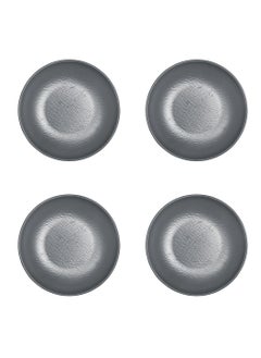 KULSAN Melamine Dinner Plate Set 23 Cm 4 Pieces Grey Color  - Image 4