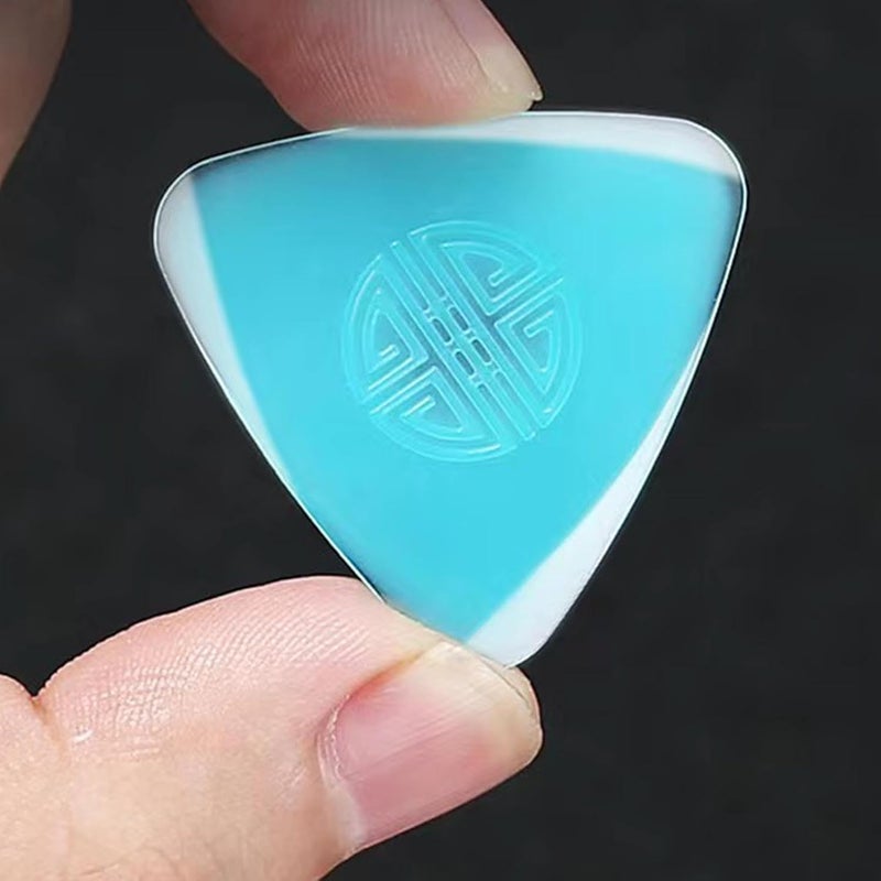 Acoustic Guitar Picks,Ergonomic Non-Slip Nylon Practice Tool | Wear-Resistant Thumb Picks for Guitar,for Musicians Women Men Daruan Xiaoruan Ukulele Performances Music Lesson Home - Image 3