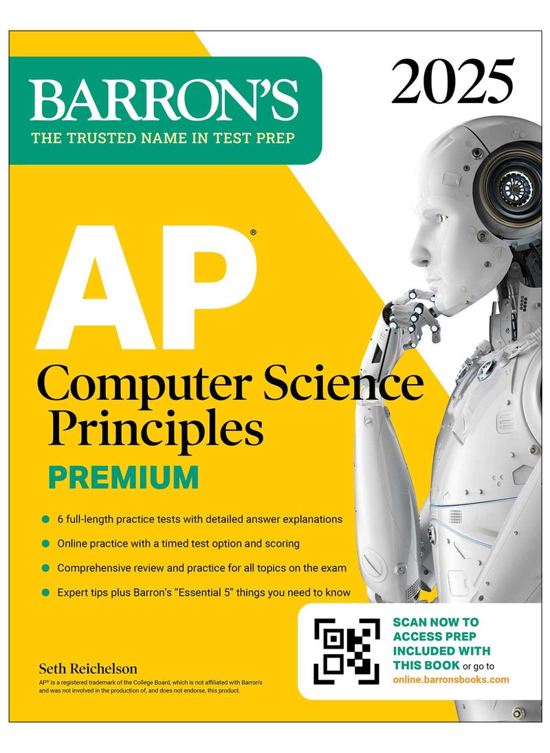 null - AP Computer Science Principles Premium, 2025: Prep Book with 6 Practice Tests + Comprehensive Review + Online Practice - Image 1