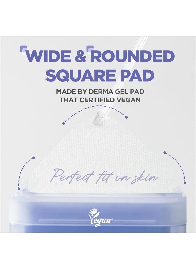 MEDIHEAL - Watermide Moisture Pad - Square Cotton Facial Toner Pads With Icelandic Glacial Water 100 Pads - Image 1