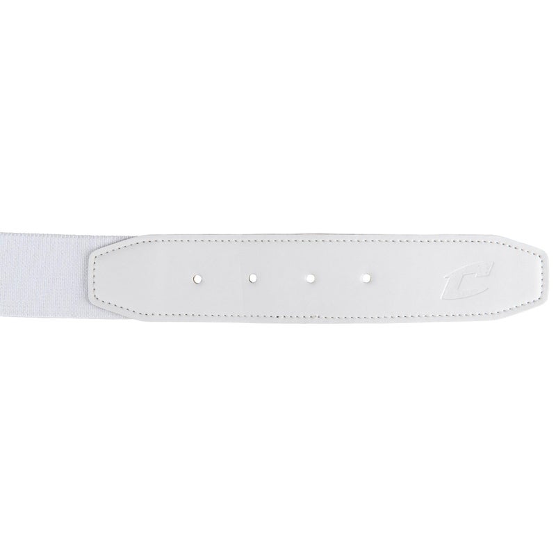 Champro Elastic Baseball Belt With 1.5-Inch Synthetic Tab (White  28-52-Inch) - Image 2