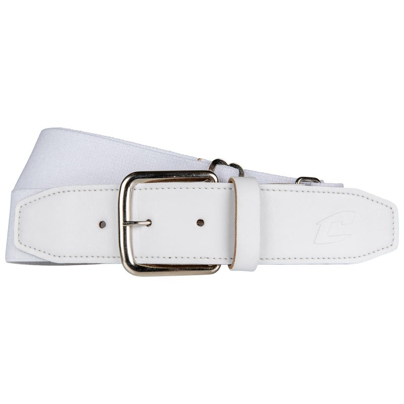 Champro Elastic Baseball Belt With 1.5-Inch Synthetic Tab (White  28-52-Inch) - Image 1