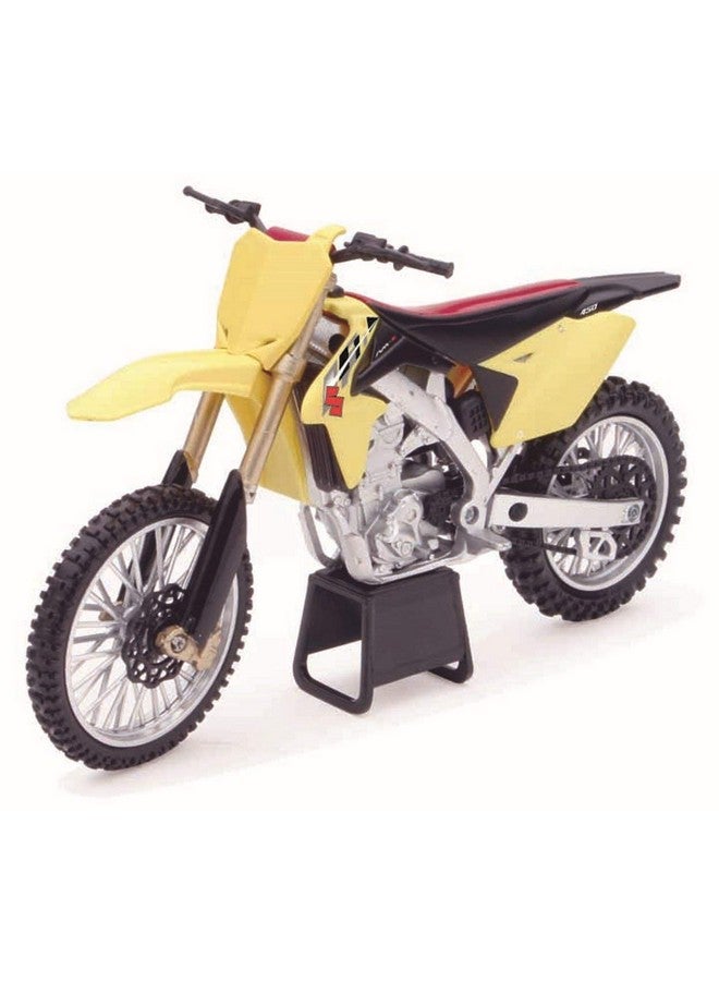 NewRay New-Ray 1/12 Suzuki RM-Z450 2014 Suzuki Motocross/Off-Road Bike, Yellow, (57643) - Image 1