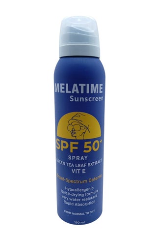 MELATIME Sunscreen Spray SPF 50+ with Green Tea Leaf Extract & Vitamin E - 150 ml - pzsku/ZE3677E3AA034809956AFZ/45/1753715804/f865ecca-9453-47e5-85a7-f45a6ea22bfb