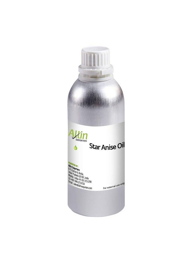 Allin Exporters Star Anise Oil Undiluted Therapeutic Grade For Hair Care Skin Care & Aromatherapy 100Ml  - Image 1