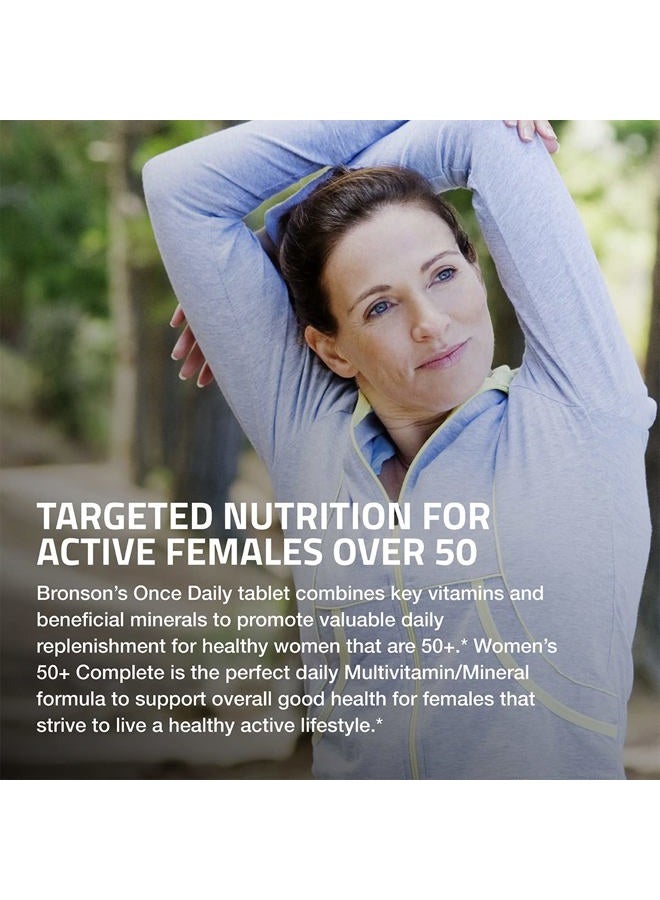 Bronson ONE يوميًا للنساء 50+ مكمل متعدد الفيتامينات والمعادن، 180 قرص - Image 4