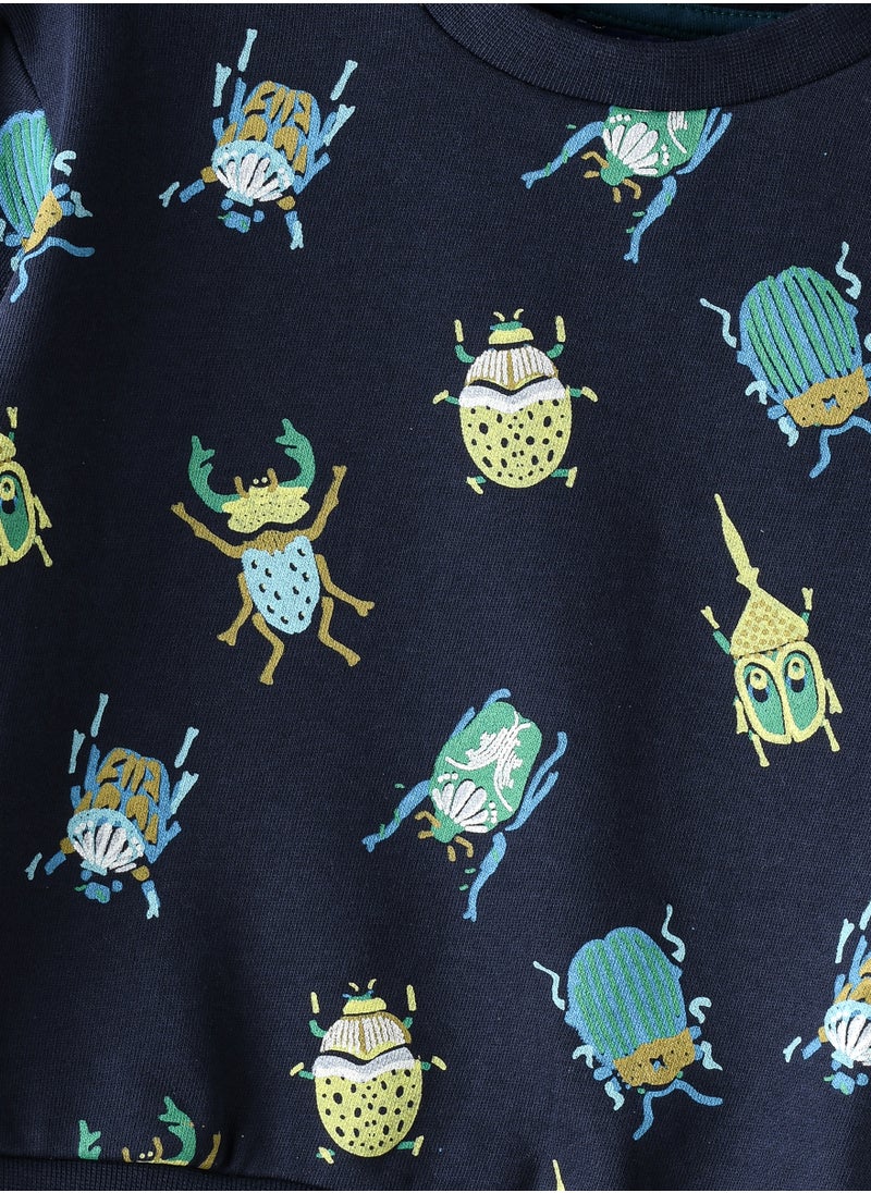 JAM Boys' Bug Print Crew Neck Sweatshirt  - Image 4