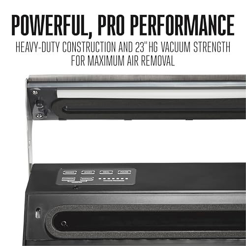 Weston 65-0501-W Professional Advantage Vacuum Sealer, 11", Stainless Steel and Black - Image 5