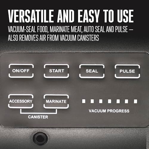 Weston 65-0501-W Professional Advantage Vacuum Sealer, 11", Stainless Steel and Black - Image 3