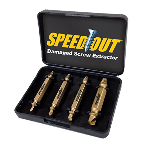 Ontel Speed Out Titanium Damaged Screw Extractor Kit, 4 Piece Set - Image 2