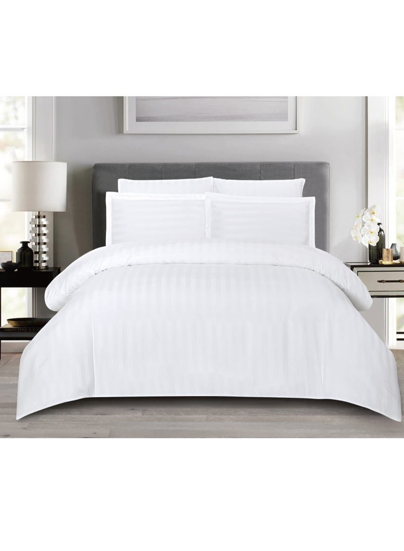 اكد طقم مفرش فندقي نفرين 7 قطع مايكروفايبرجودة عالية - Image 1