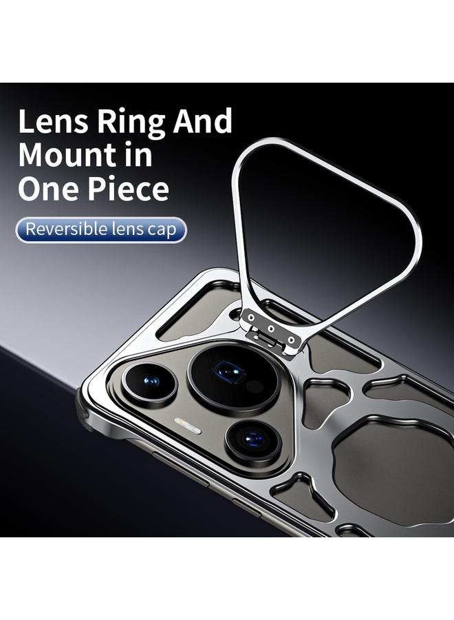 اس-توب جراب لهاتف Huawei Pura 70 من سلسلة Auspicious Cloud، جراب هاتف MagSafe معدني مع حامل - Image 5