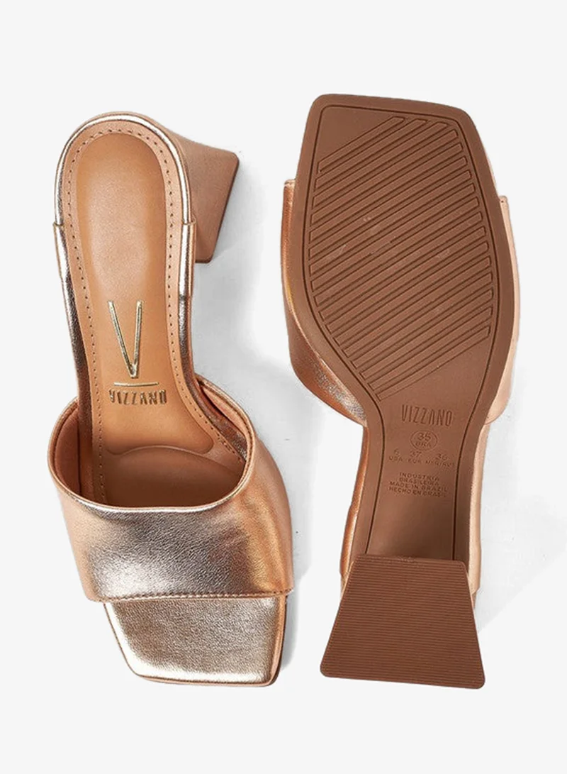 Vizzano Gold Pink High Heels Sandals with Back Strap – Elegant sling Back Heels for Girls & Ladies for Women | Best Price UAE