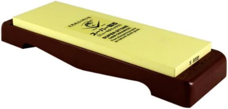 Naniwa Kogyo IN-2080 Super Whetstone (New Ceramics) with Base, Grit Size: S8000 - Image 1