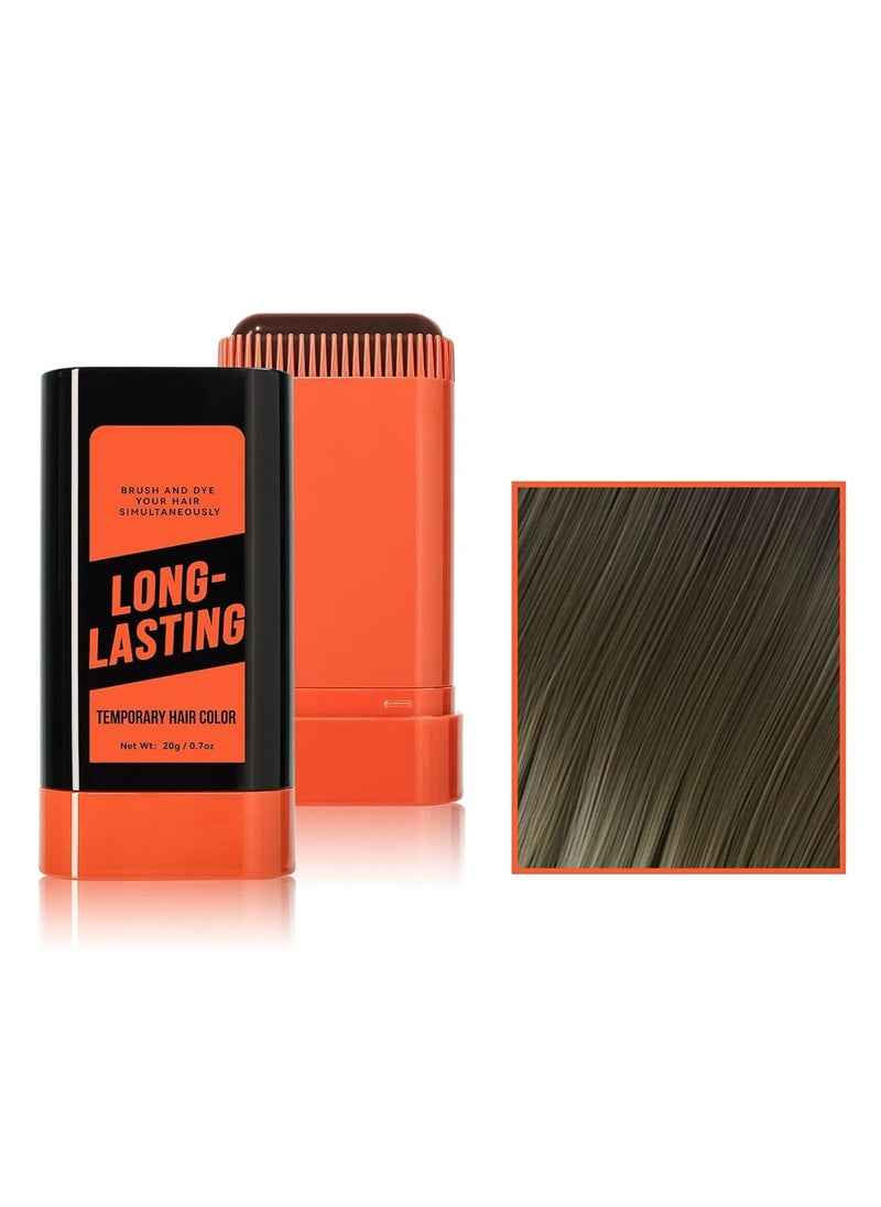 CMGTYYD Temporary Hair Color Stick, Root Touch Up, Instantly Hairline Shadow Gray Touch-up Cover Up, Multi-Functional Quick Covering Gray Hair& Beard,Long-Lasting Waterproof Temporary Touchup Stick,Dark Brown  - Image 1