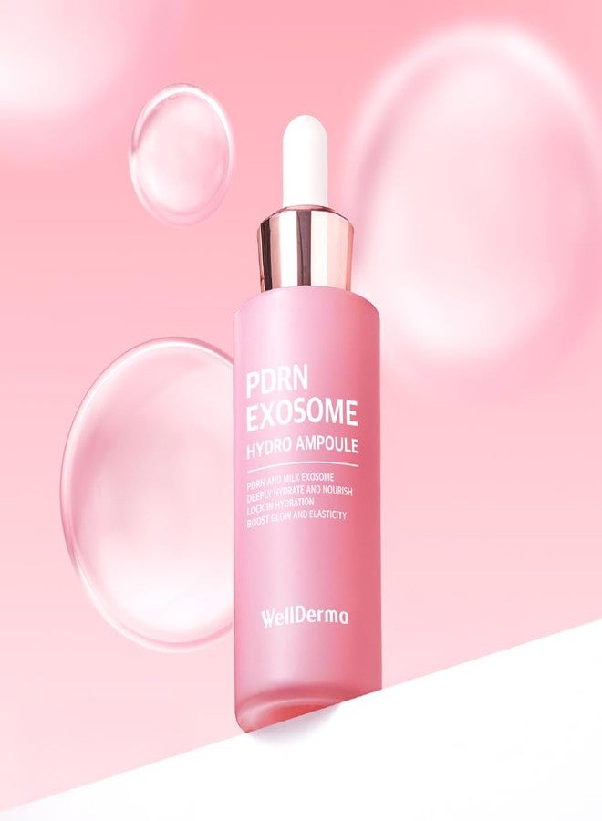 WELLDERMA PDRN Exosome Hydro Ampoule, 30ml – Lightweight Moisture Serum with Niacinamide, Peptides & Collagen Complex for Skin Revitalization - Image 4