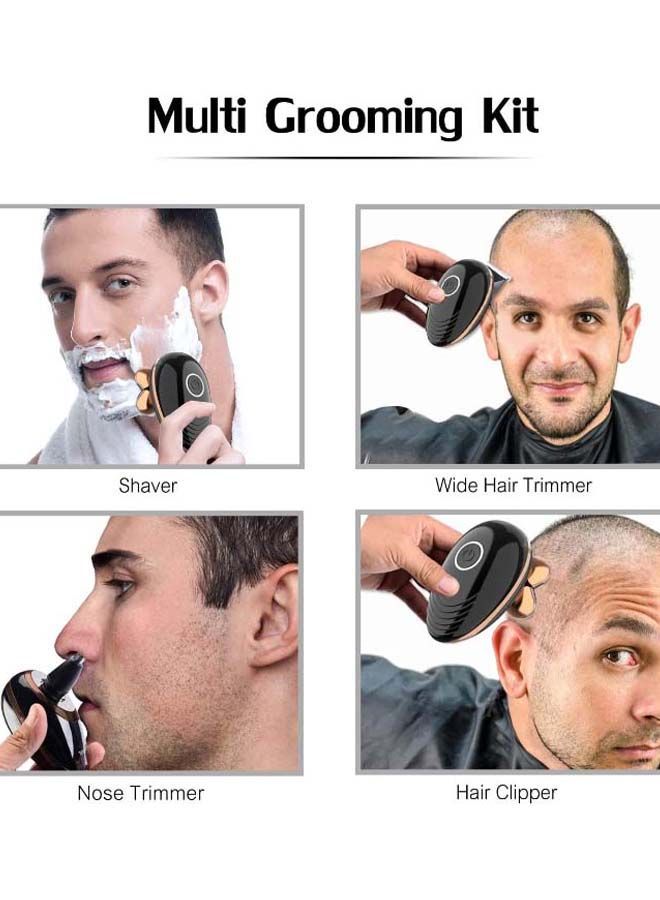 NIBEMINENT 5-In-1 4D Rechargeable Electric Shaver Blue/Black - Image 2