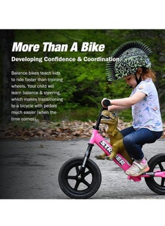 STRIDER Strider 12” Sport Bike - No Pedal Balance Bicycle for Kids 18 Months to 5 Years - Includes Safety Pad, Padded Seat, Mini Grips & Flat-Free Tires - Tool-Free Assembly & Adjustments  - Image 5