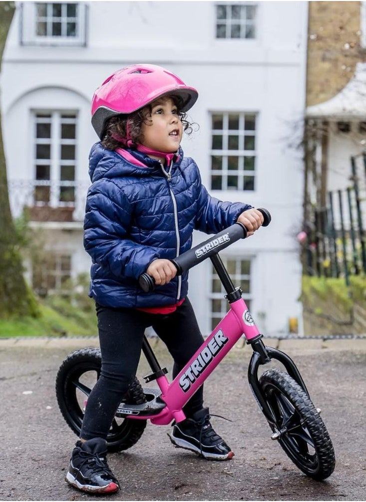 STRIDER - Strider 12” Sport Bike - No Pedal Balance Bicycle for Kids 18 Months to 5 Years - Includes Safety Pad, Padded Seat, Mini Grips & Flat-Free Tires - Tool-Free Assembly & Adjustments - Image 1