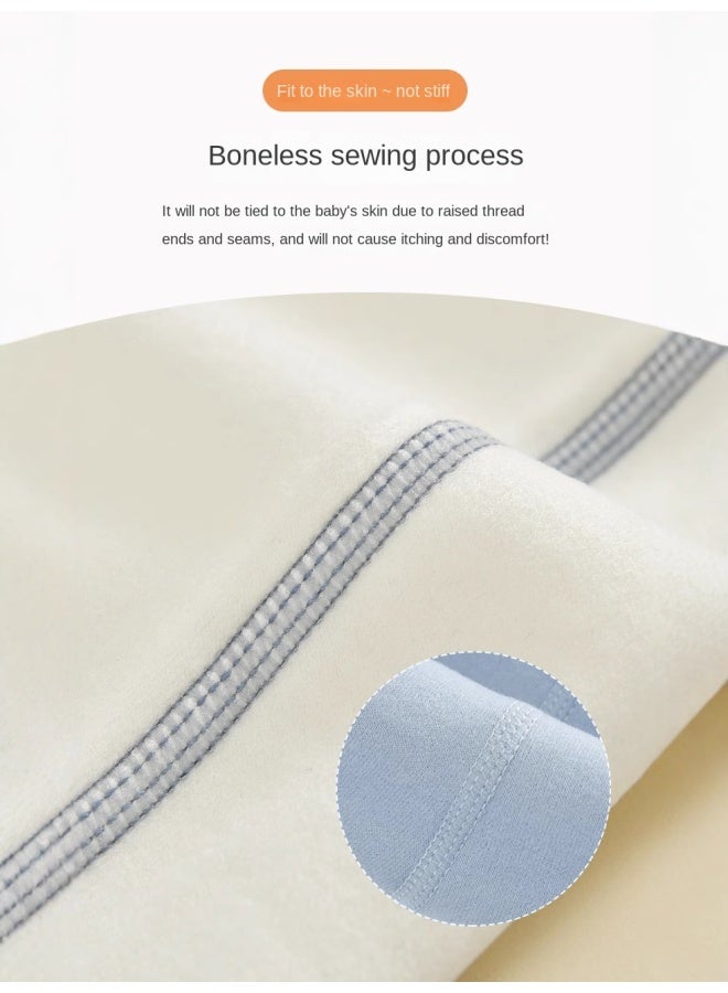 مجموعة ملابس داخلية حرارية للأطفال مع طبقة إضافية من الفرو والسماكة، ملابس داخلية للأولاد والبنات، ملابس وسراويل خريفية، فئة A، طبقة أساسية شتوية - Image 4