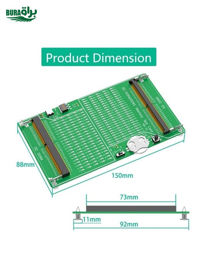 YNS-03 DDR4 / DDR5 2-in-1 Memory Tester Memory Test Card Notebook Memory Stick Tester
