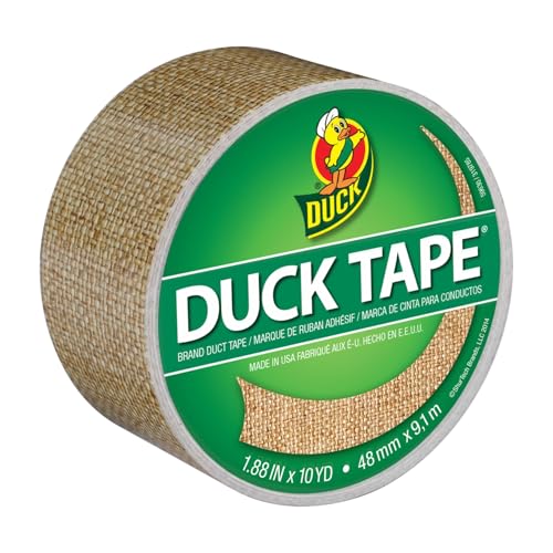 Duck Brand Printed Duct Tape, Single Roll, Burlap (283713) - Image 1