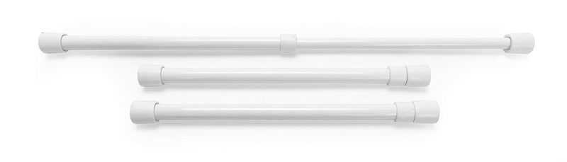 Camco شريط ثلاجة RV من كامكو 17" | يحافظ على الطعام والمشروبات في مكانها أثناء السفر ويساعد على منع الفوضى | مزود بنابض | من 10 بوصات إلى 17 بوصة | أبيض (3 عبوات) (44063) - Image 4