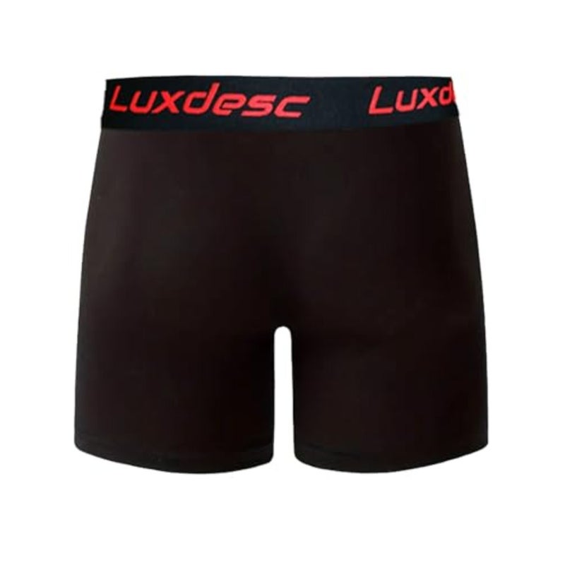 5-Pack Big and Tall Men's Comfortable Long Boxer Briefs, Plus Size Moisture Wicking Running Underwear, 2XL-8XL - Image 3