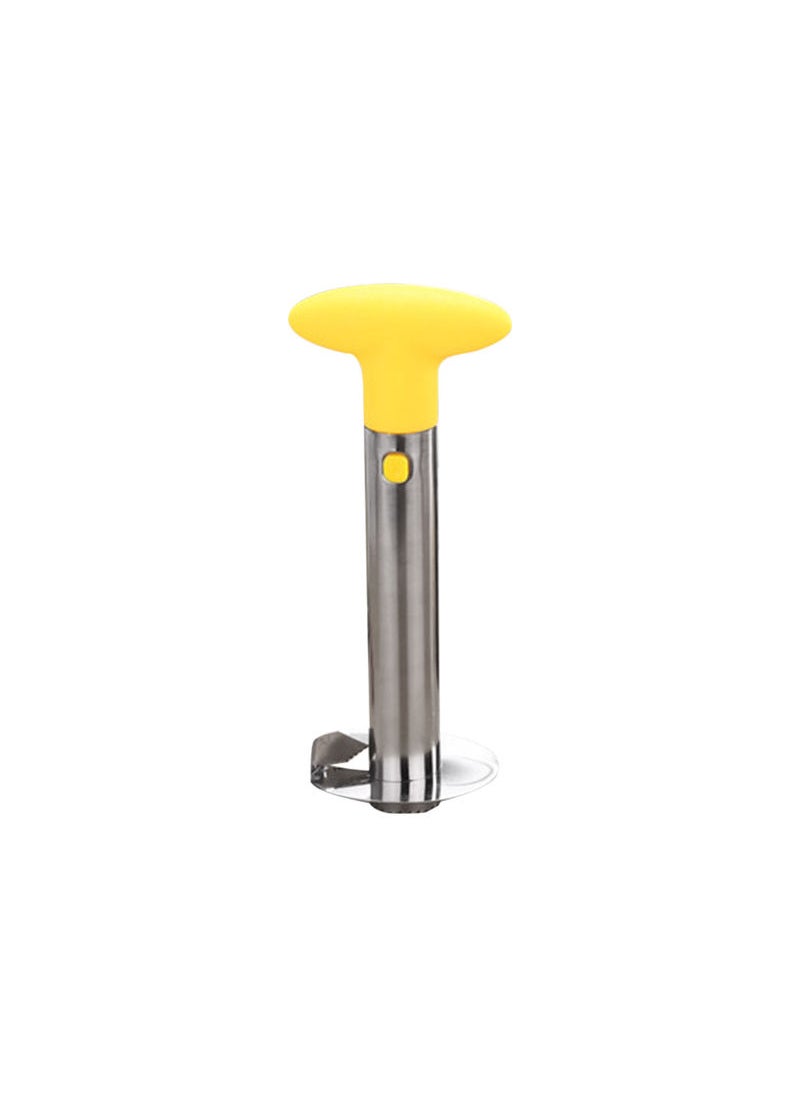 NIBEMINENT Steel Pineapple Cutter Yellow 24x10x10cm  - Image 1