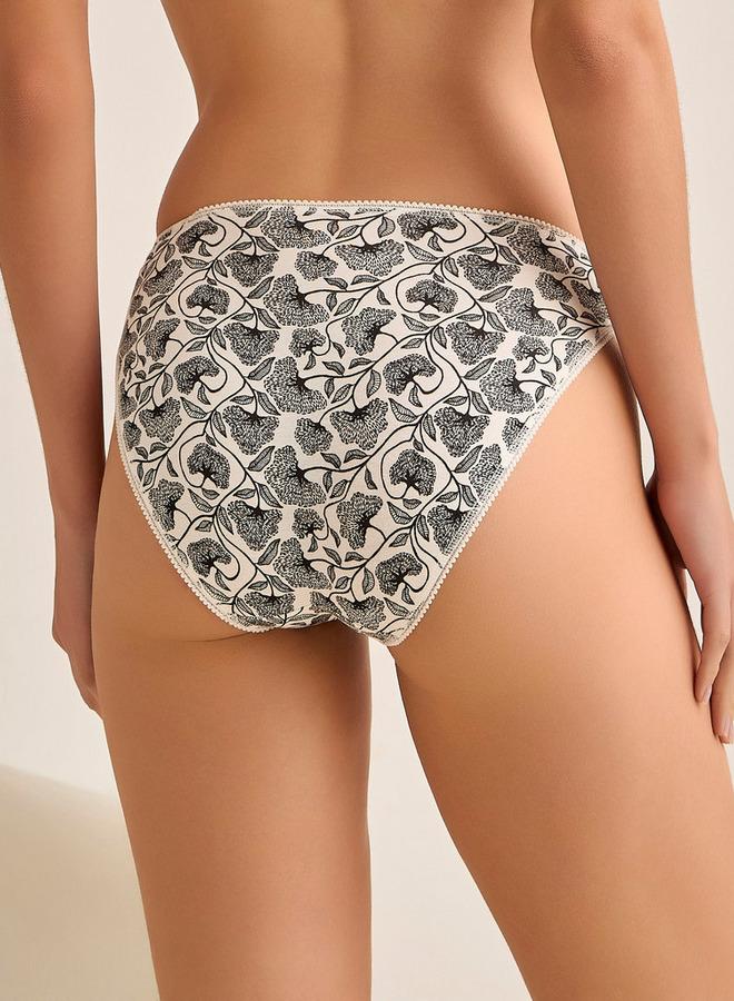 سبلاش فيڤ طقم من  سراويل داخلية بيكيني بطبعات متنوعة - Image 2