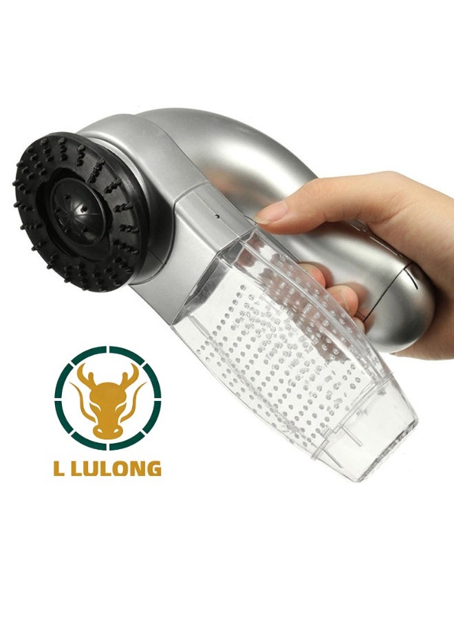 L LULONG Cordless Pet Hair Vacuum Brush Grooming and Cleaning in One with Sealed Collector No Mess for Cats and Dogs - Image 2